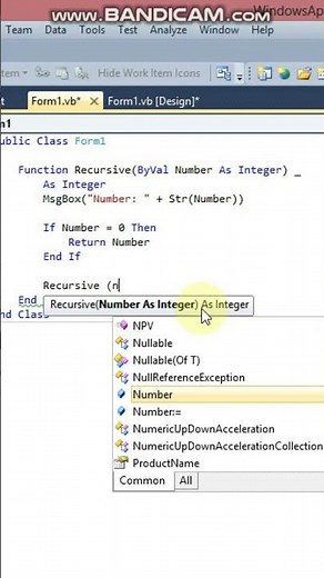 How to create Recursive Function in VB.Net