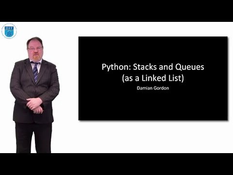 Python: Using a Linked List to represent Stacks and Queues