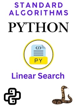 Linear Search in Python– Algorithm Coding for Middle & High school learners