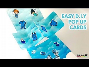 5 EASY POP UP CARDS THAT ANYONE CAN MAKE | Tutorial On How To DIY An Interactive Card