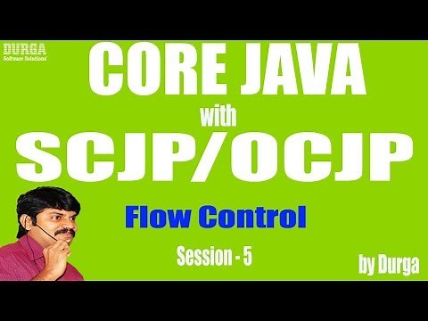 Core Java with OCJP/SCJP: Flow-Control Part-5 || Iterative Statements : for, for-each Loops