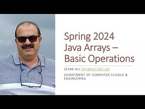 Tutorial-03 Java Arrays - Basic Operations Fill Print Max Min Search Count etc.