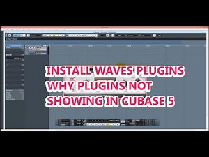 How To Install Waves Plugin and Why Your Plugins Are Not showing In Cubase 5 in 2022