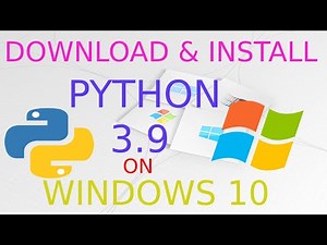 How to Install Python 3.9 on Windows 10 | Download / Install Python 3.9