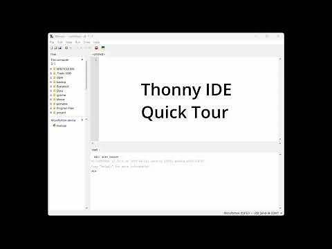 Set Up ESP32 MicroPython Development Environment with Thonny IDE