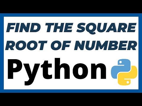 Python program to find the square root of a given number in 2 ways tutorial