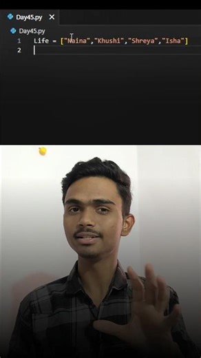 Ladkiyo ko Sort karo python method se! 😂 #coding #python #programming #ytshorts #shorts