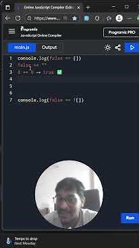 JavaScript Interview Question Explained: Why false == [] and false == ![] are TRUE 🤯