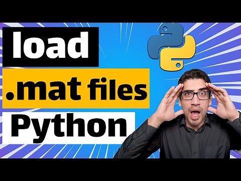 how to load .mat file in python [reading MATLAB files in Python] [with SciPy Package]