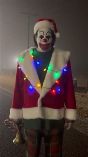 The Christmas Clown Appears When Fog Rolls In #horror #creepy #viral