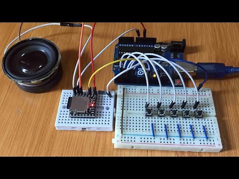 MP3 PLAYER USING DFPLAYER MINI MODULE WITH ARDUINO.