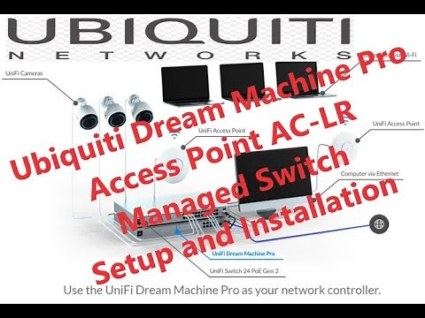 How to setup and install Ubiquiti Dream Machine pro, Access Point, and Switch. Step by Step Guide