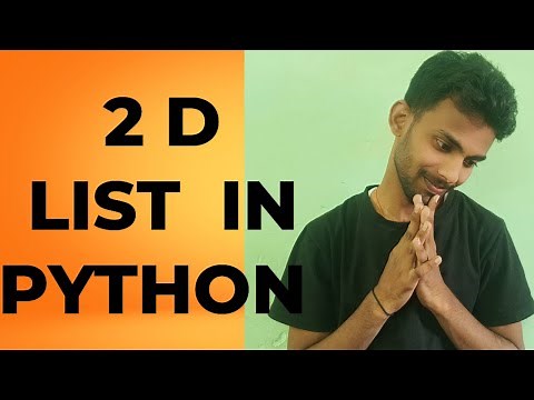 🔹 Python 2D Lists Explained in 5 Minutes | Beginner-Friendly Guide📝 #python,#programming steps,