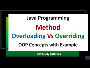 Java Method Overloading and Overriding with Examples | Java Polymorphism