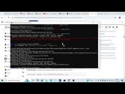 ERROR: Could not install packages due to an OSError