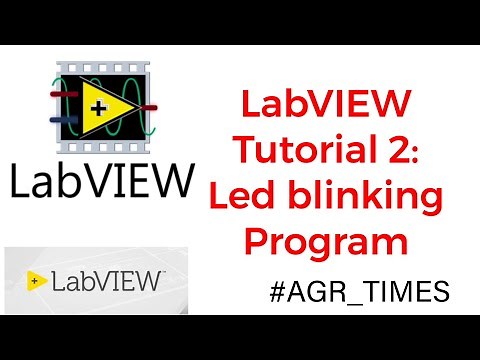 LabVIEW Tutorials 2:Led Blinking program using while loop in LabVIEW:Beginners Progrm While Loop