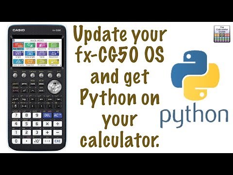Update Your CG50 Operating System. Now Includes Python! (OS update)