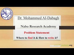 Problem Statement, Where to Find it & How to Write it? Tips "5"