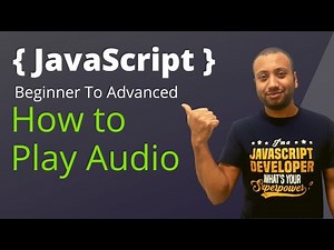 javascript bangla tutorial 57 : DOM | how to play audio in javascript