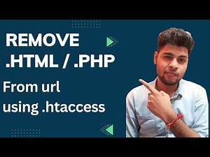 How to remove .html .php extension from page url using .htaccess | url rewriting using .htaccess