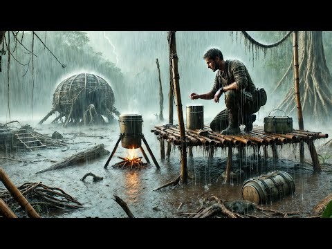Everyone Slept on Mud — Human Raised Platforms and Built a Rain-Catching Kitchen / HFY