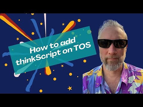 How to add ThinkScript on TOS