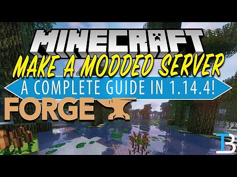 How To Make A Modded Minecraft Server in Minecraft 1.14.4 (Make A 1.14.4 Forge Server!)