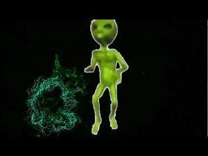 dancing euphoric alien