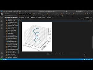 Create a Stunning 3D Rotating Helix Animation in Python | Matplotlib Tutorial